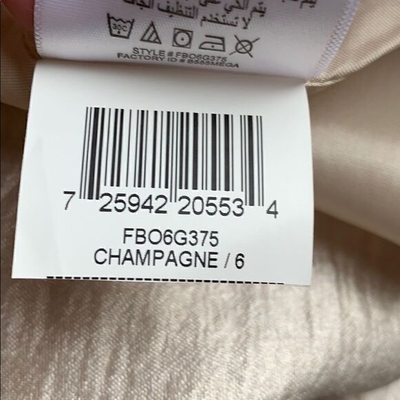 Max and Cleo gold empire waist strapless cocktail dress wedding party dress 6 - Picture 8 of 10